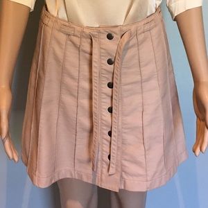 Free People button skirt